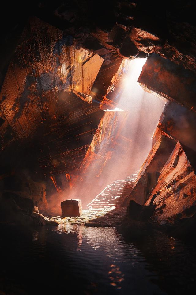 Cave Ruins Chest Dark