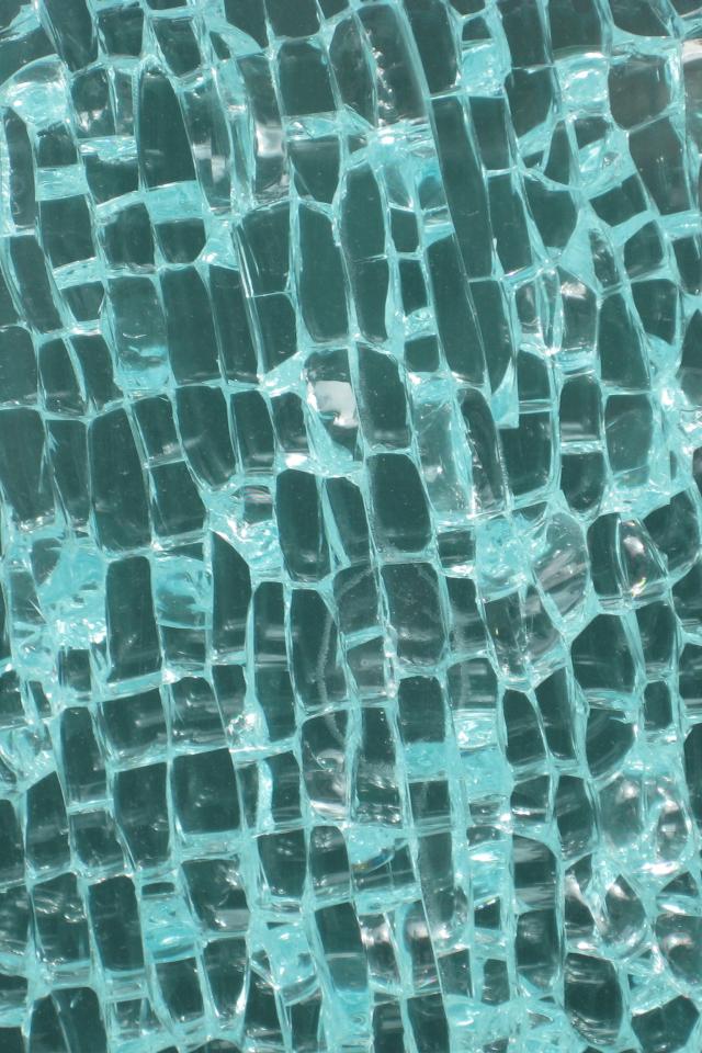 Glass Cranny Shards Broken Blue Texture