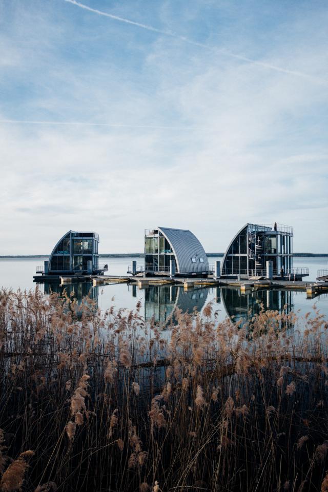 Reeds Lake Pier Buildings