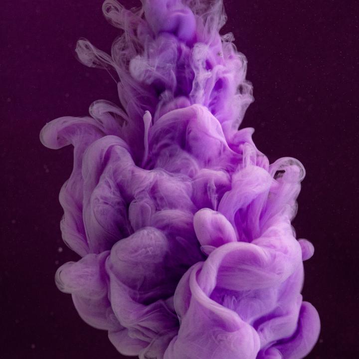 Ink Clot Purple Macro