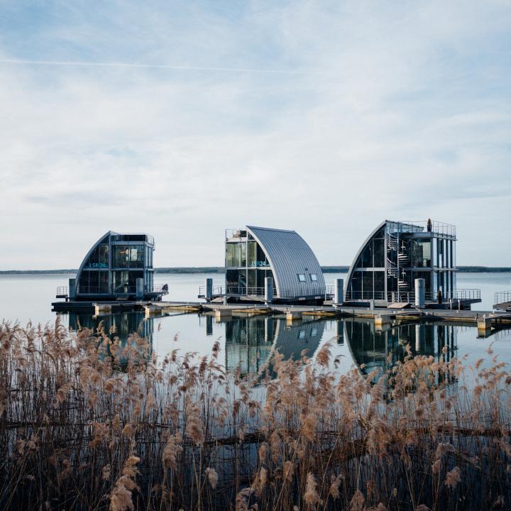 Reeds Lake Pier Buildings