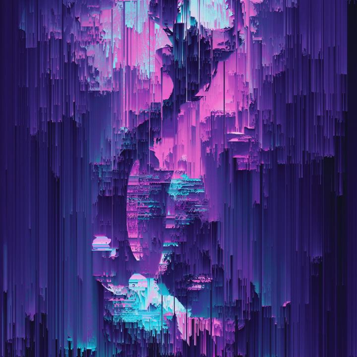 Stripes Interference Purple Abstraction