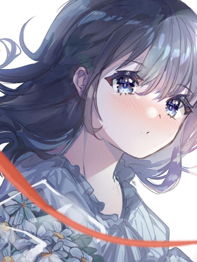Girl Face Sad Anime