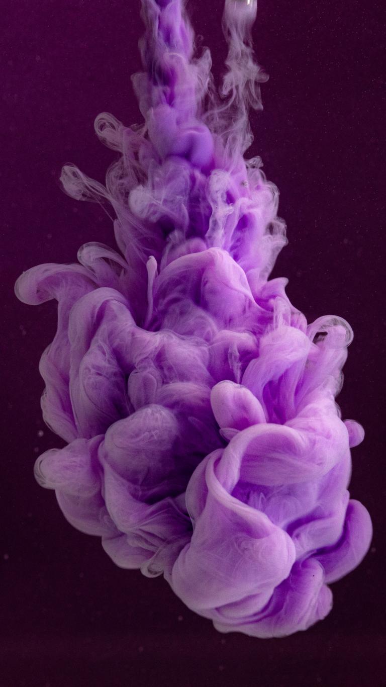 Ink Clot Purple Macro