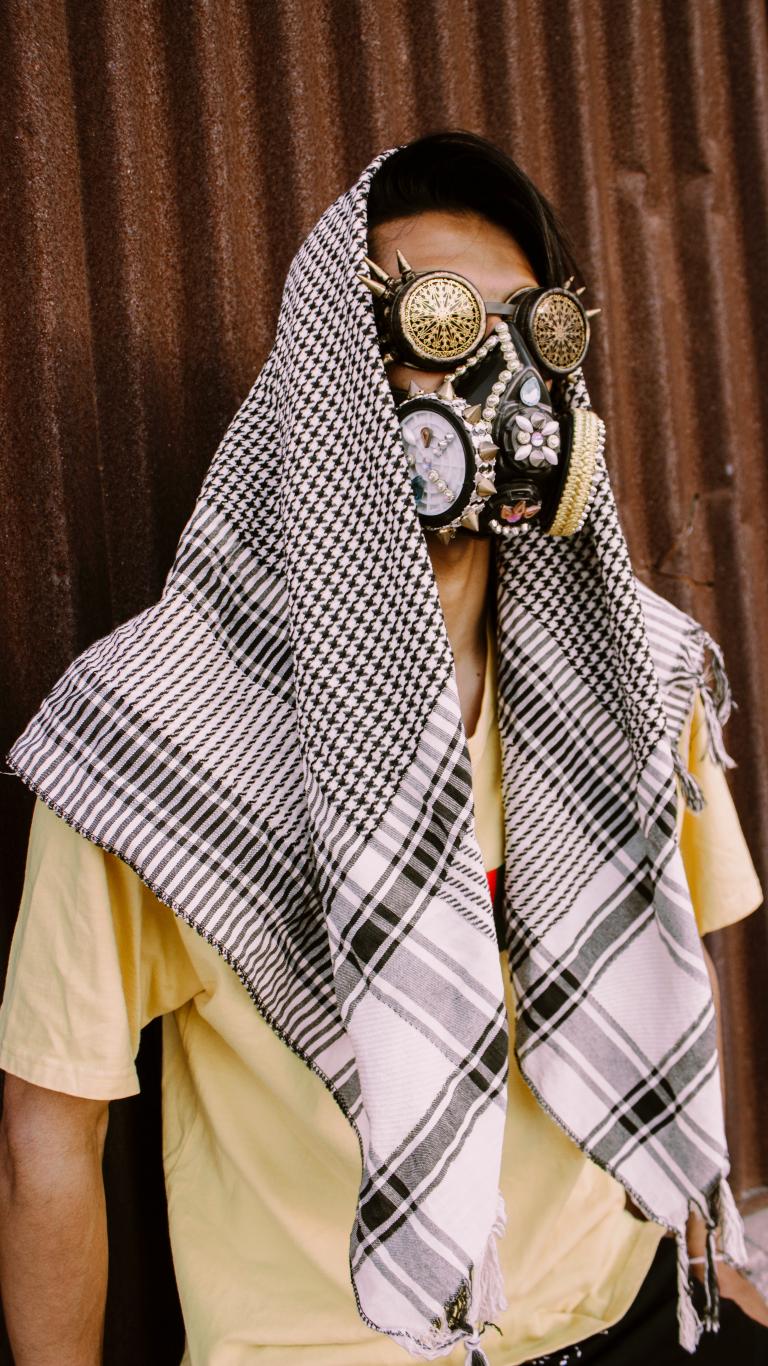 Man Mask Steampunk Style