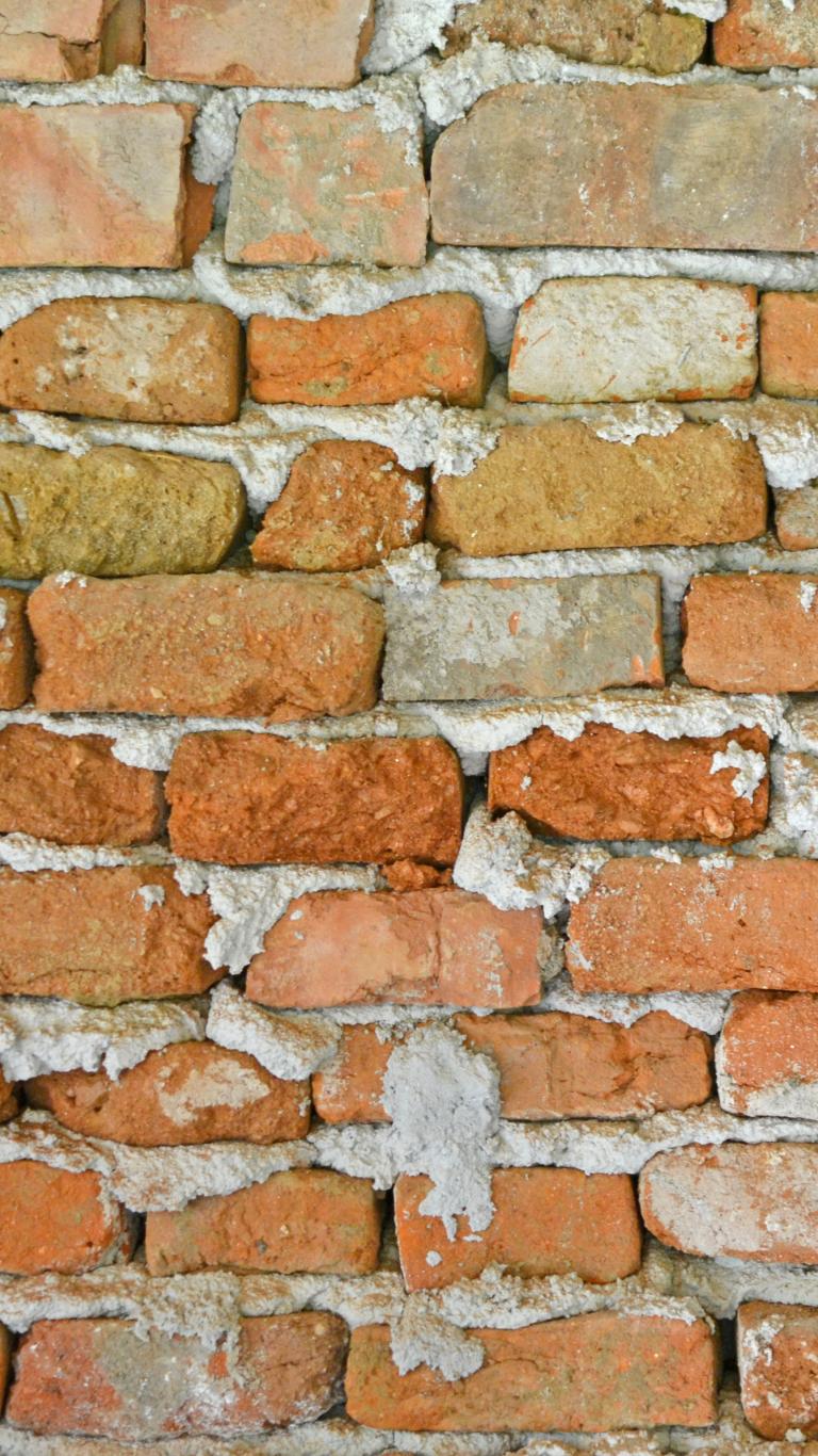 Wall Brick Surface Rough Brown
