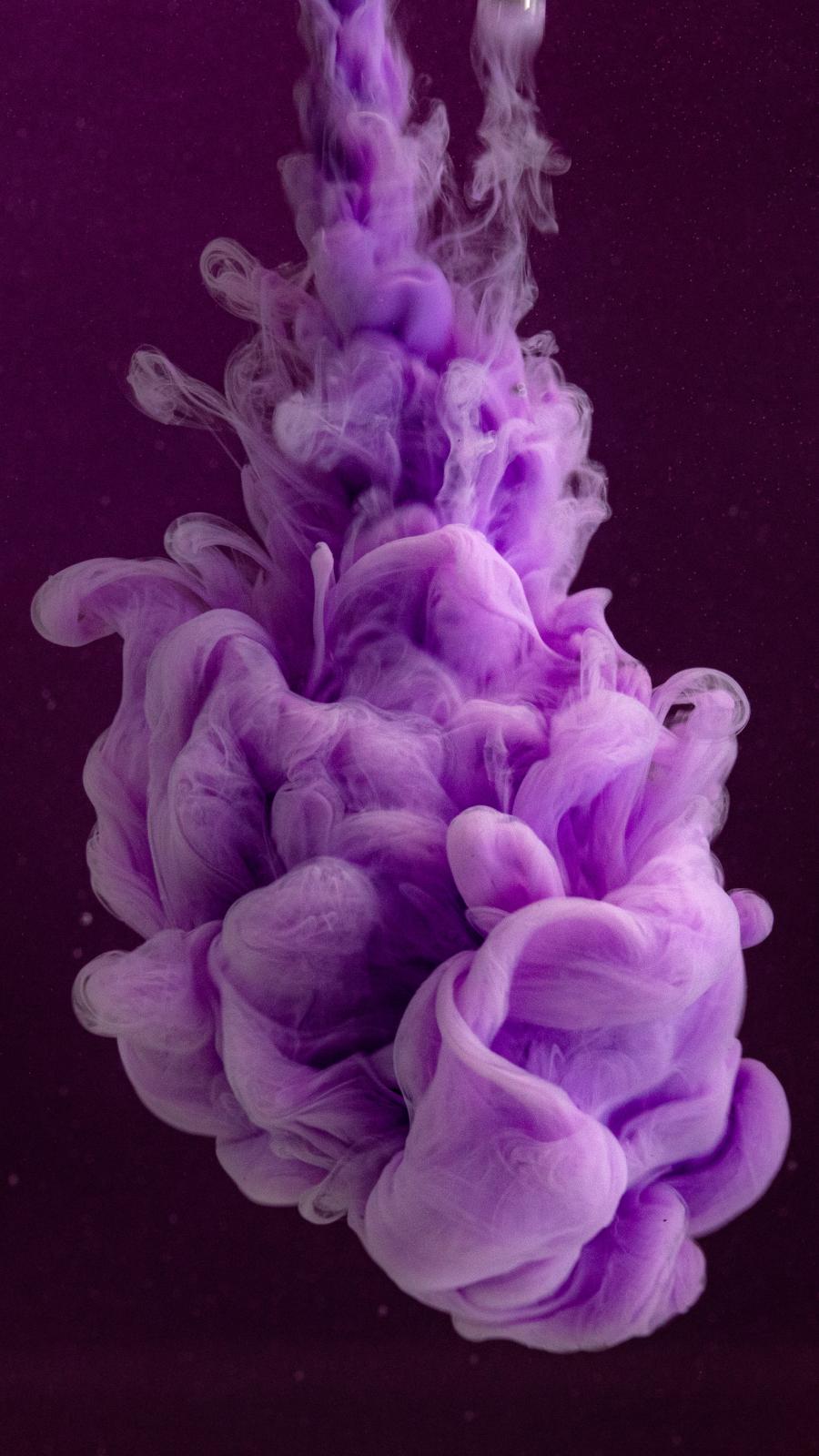 Ink Clot Purple Macro