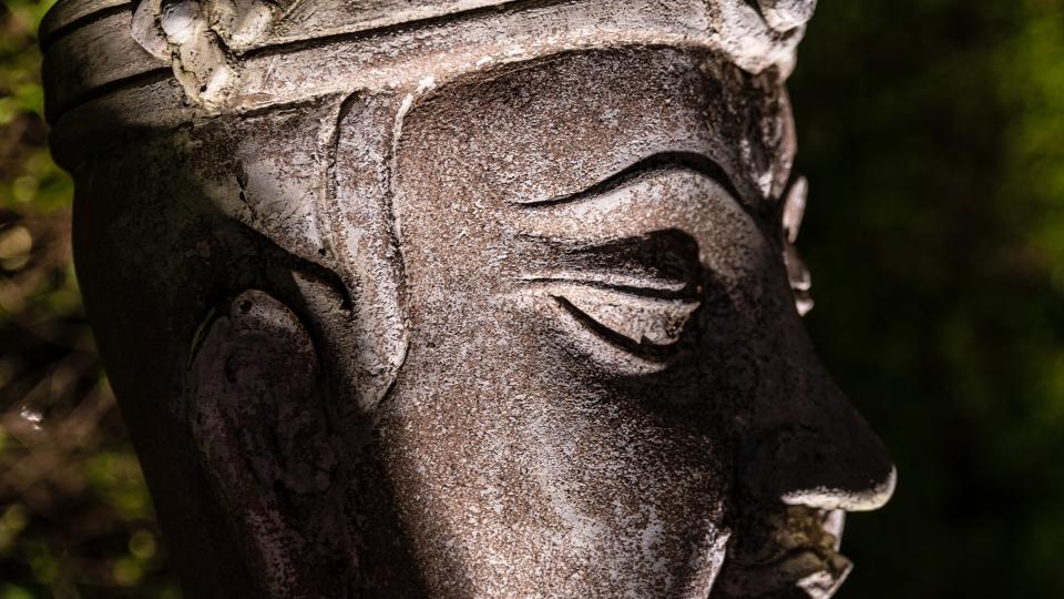 Deity God Statue Religion Dark
