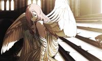 Angel Wings Smile Gesture Anime