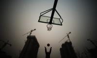 Basketball-hoop Basketball Ball Silhouettes Dark
