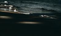 Beach Sea Waves Landscape Dark