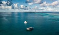 Boats Sea Water Clouds Sky Aerial-view