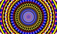 Circles Shapes Fractal Colorful Abstraction