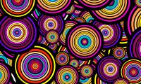 Circles Shapes Pattern Colorful Abstraction