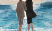 Couple Beach Sea Anime Art