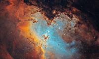 Eagle-nebula Glow Nebula Space Stars