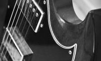 Electric-guitar Guitar Music Black-and-white