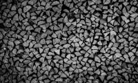 Firewood Logs Wood Texture Black-and-white