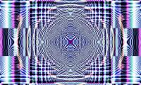 Fractal Pattern Lines Abstraction Purple