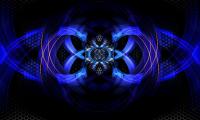 Fractal Pattern Tangled Blue Abstraction