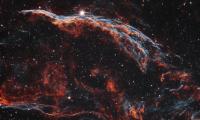 Galaxy Nebula Glare Stars Space