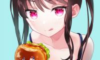 Girl Burger Glance Anime