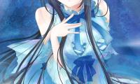 Girl Heterochromia Anime Art Blue