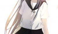 Girl Schoolgirl Anime Art