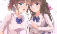 Girls Uniform Friends Anime