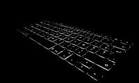Keyboard Backlight Black-and-white Black