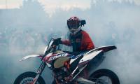 Ktm Motorcycle Bike Motorcyclist Smoke Drift Moto