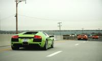 Lamborghini Car Sports-car Green Speed Road