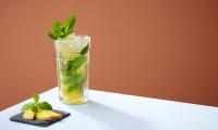Lemonade Mint Glass Minimalism