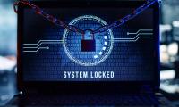 Lock System Words Matrix Screen Hacker