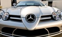 Mercedes Car Silver Front-view