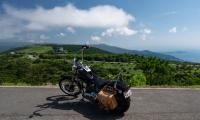 Motorcycle Bike Black Road Mountains