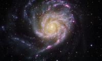 Pinwheel-galaxy Galaxy Glow Stars Space