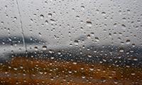Rain Drops Glass Macro Wet