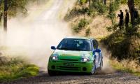 Renault Car Green Rally Dust