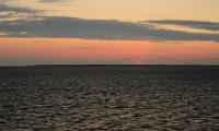 Sea Waves Twilight Sunset Horizon