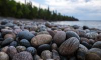Shore Stones Pebbles Sea Water
