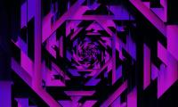 Squares Shapes Abstraction Purple