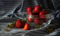 Strawberry Berries Ripe Red Bowl Summer