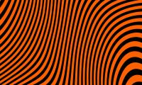 Stripes Waves Bends Abstraction Orange
