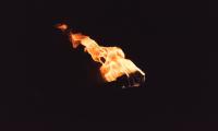 Torch Fire Flame Light Dark