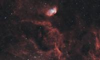 Tulip-nebula Nebula Glow Stars Space Red