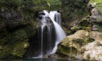 Waterfall Water Trees Rocks Nature Landscape