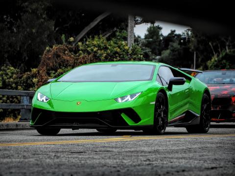 Lamborghini-huracan Lamborghini Car Green