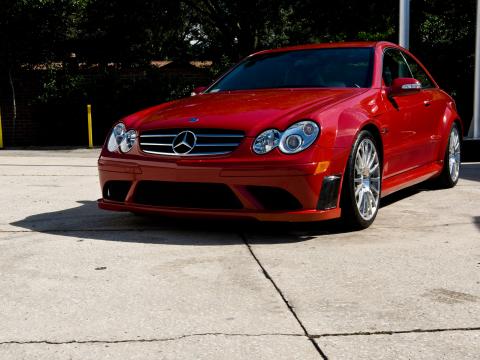 Mercedes Car Red Parking