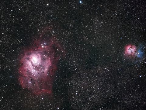 Nebula Glow Stars Space Glare